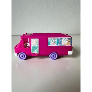 Vintage Polly Pocket 1994 Bluebird Pink RV Camper Van Home On the Go